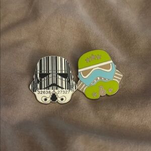Disney Stormtrooper Helmet Pins